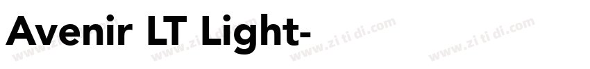 Avenir LT Light字体转换 Avenir LT Light字体转换